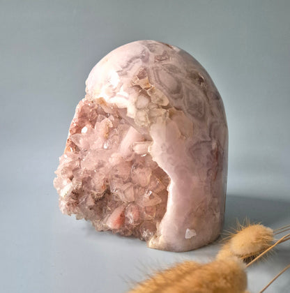 XXL Edelsteen Druzy Pink Amethist Geode Freeform van 3300 gram Statement Piece