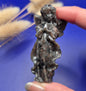 Edelstein Druzy Moosachat Herz auf Metallständer – Nr. 93 230 Gramm