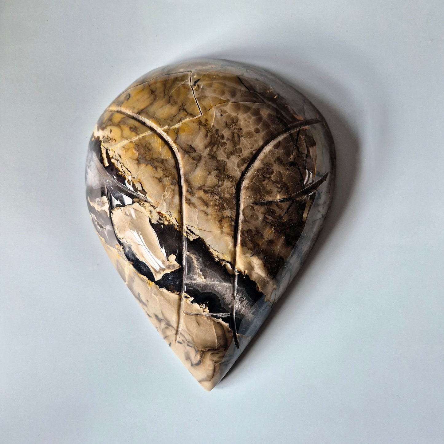 XL Edelsteen Volcano Agate Sculptuur (UV Reactief) – ± 3 kg (2)