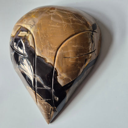 XL Edelsteen Volcano Agate Sculptuur (UV Reactief) – ± 3 kg