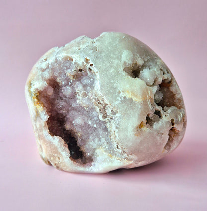 Druzy Pink Amethyst Freeforms &amp; Flames – Magische, sanfte Energie