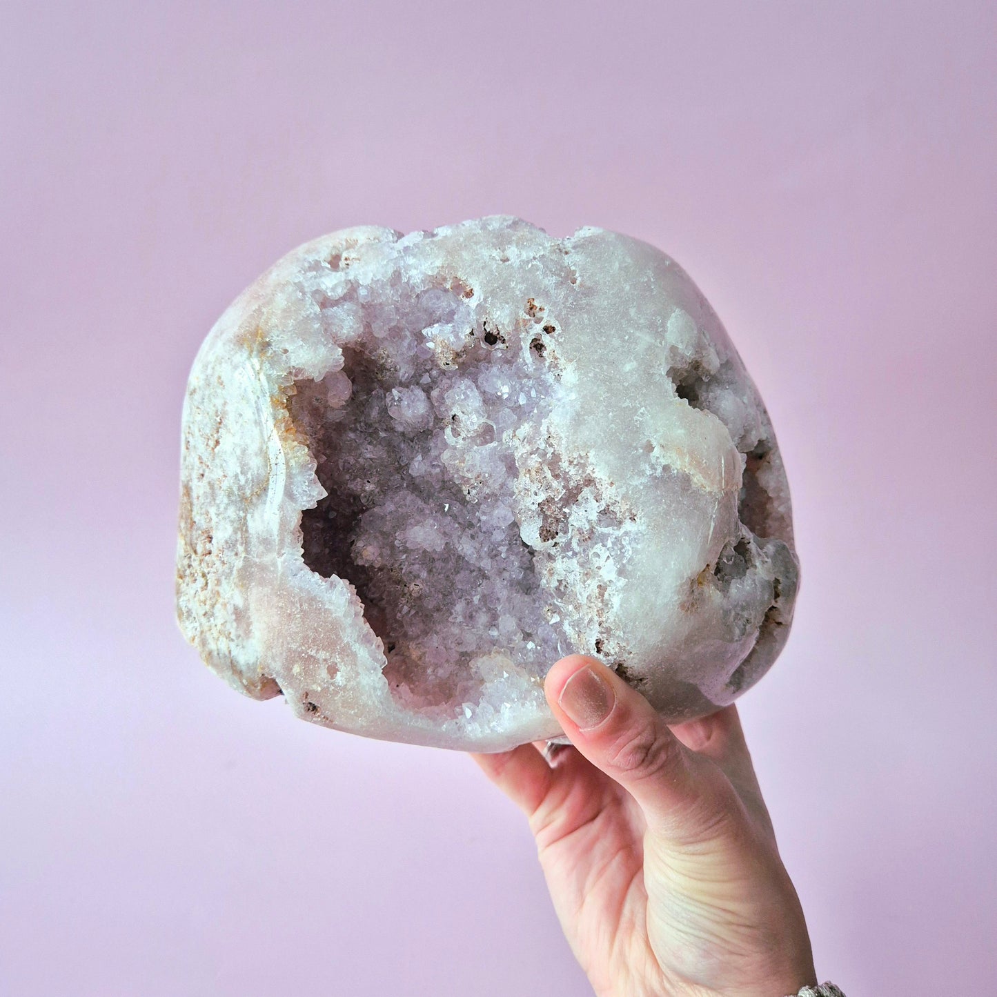 Druzy Pink Amethyst Freeforms &amp; Flames – Magische, sanfte Energie