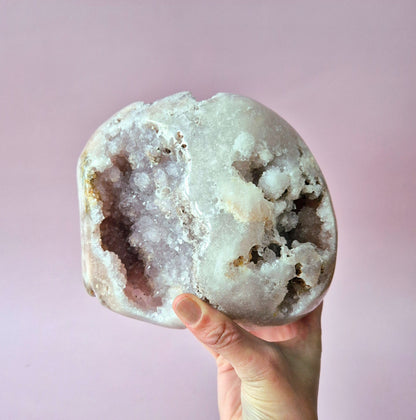 Druzy Pink Amethyst Freeforms &amp; Flames – Magische, sanfte Energie