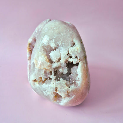 Druzy Pink Amethyst Freeforms &amp; Flames – Magische, sanfte Energie