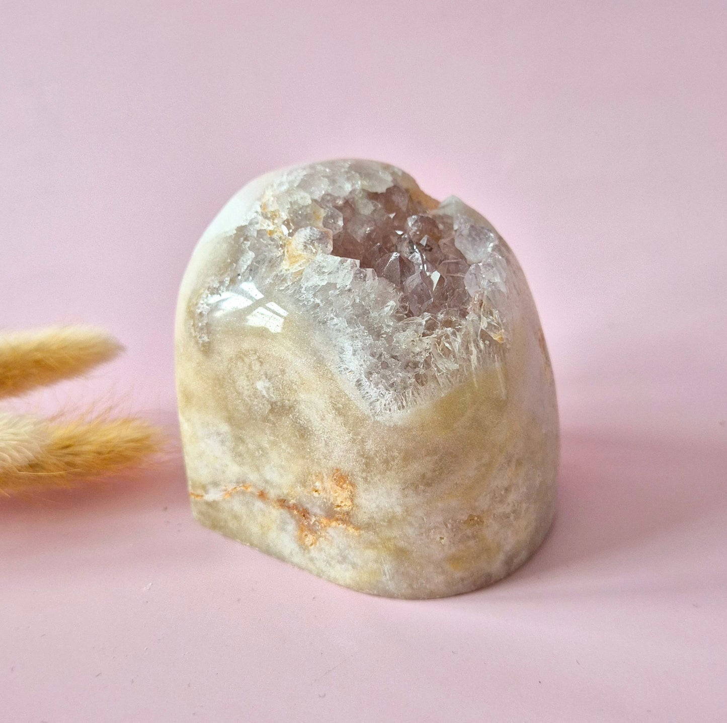 Druzy Pink Amethyst Freeforms &amp; Flames – Magische, sanfte Energie