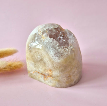 Druzy Pink Amethyst Freeforms &amp; Flames – Magische, sanfte Energie