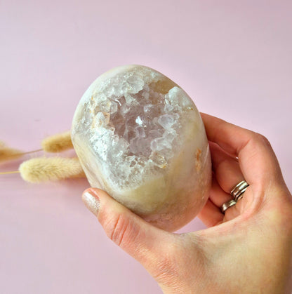 Druzy Pink Amethyst Freeforms &amp; Flames – Magische, sanfte Energie