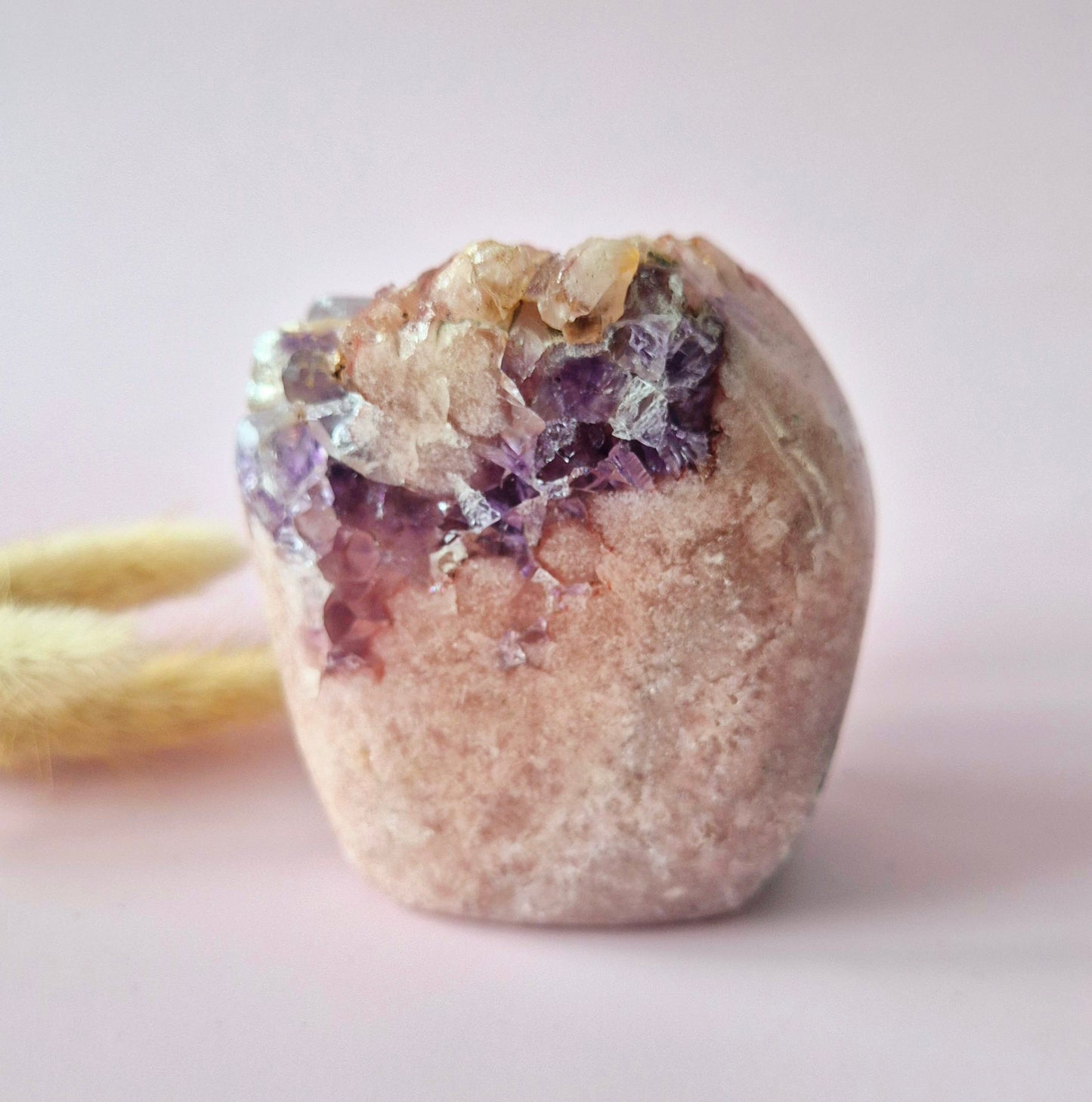 Druzy Pink Amethyst Freeforms &amp; Flames – Magische, sanfte Energie