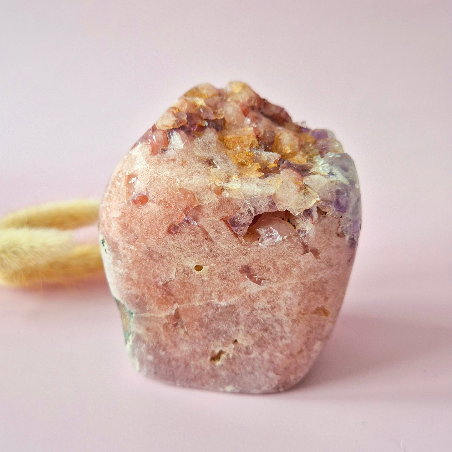 Druzy Pink Amethyst Freeforms &amp; Flames – Magische, sanfte Energie