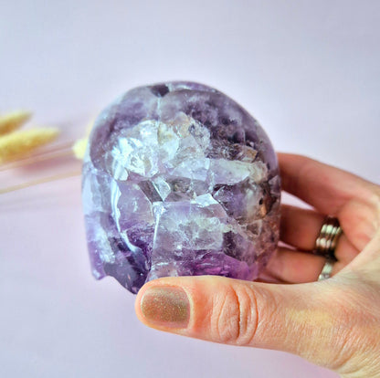 Gemstone Blue Moonstone Flame 7-9cm With Beautiful Flash