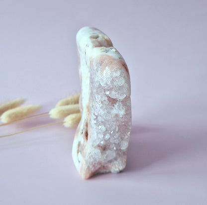Druzy Pink Amethyst Freeforms &amp; Flames – Magische, sanfte Energie
