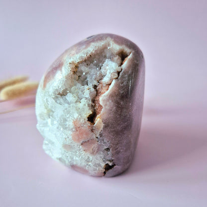Druzy Pink Amethyst Freeforms &amp; Flames – Magische, sanfte Energie