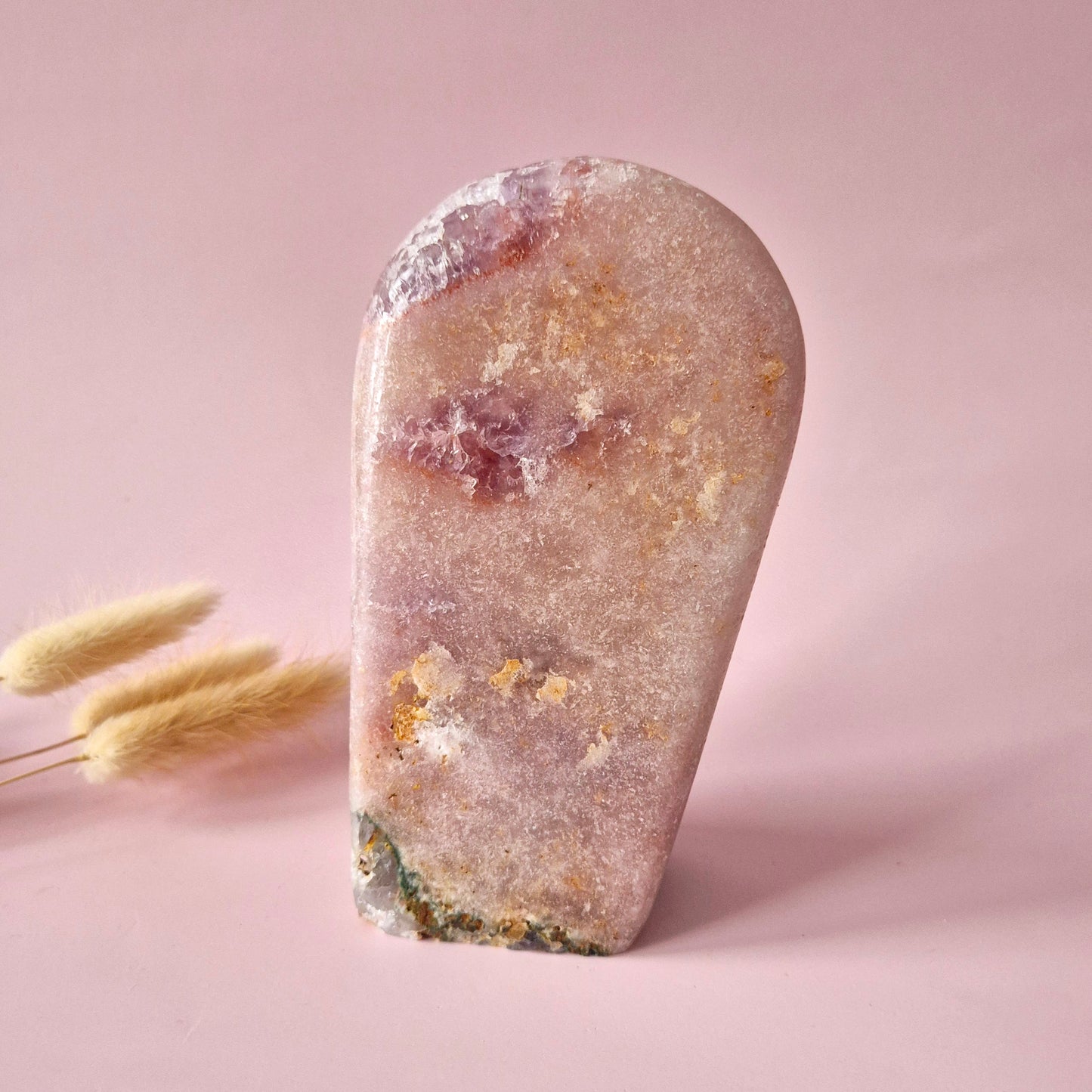 Druzy Pink Amethyst Freeforms &amp; Flames – Magische, sanfte Energie