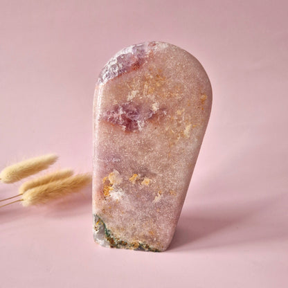 Druzy Pink Amethyst Freeforms &amp; Flames – Magische, sanfte Energie