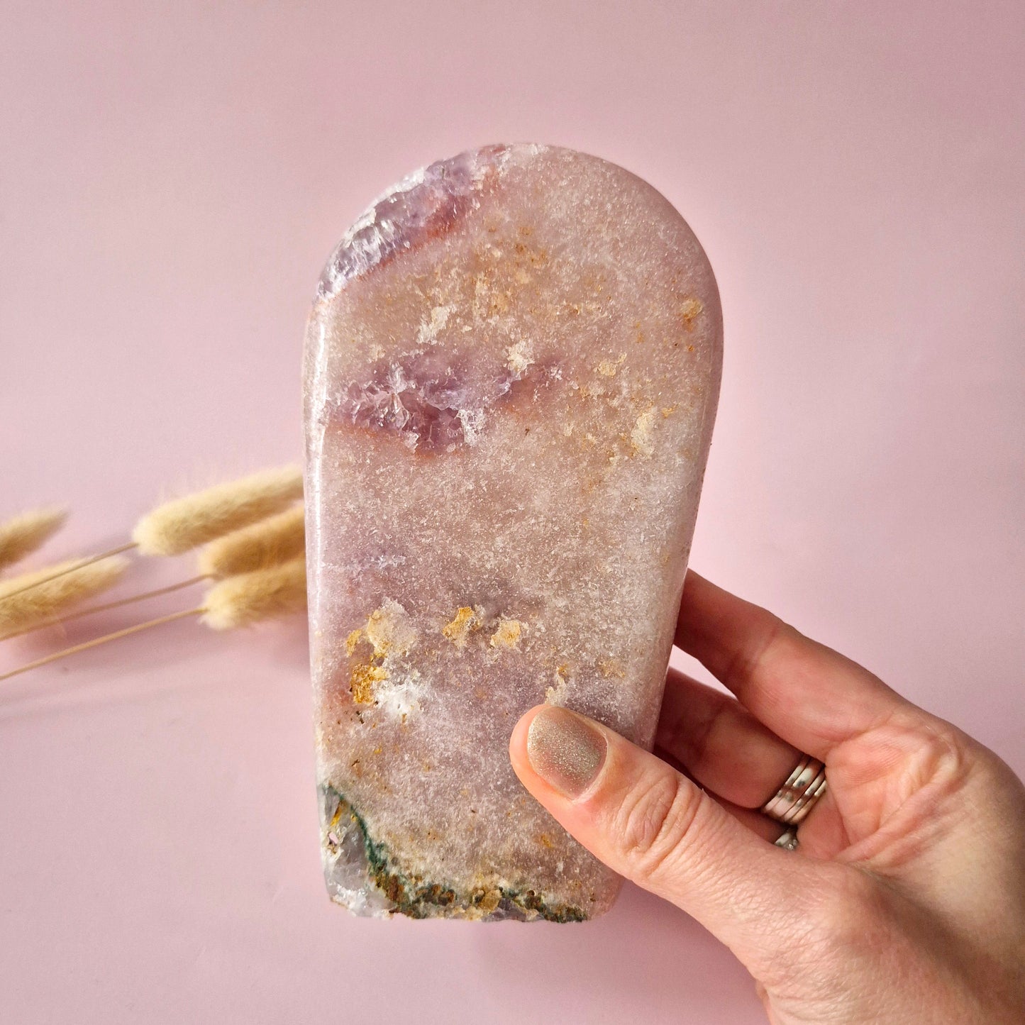 Druzy Pink Amethyst Freeforms &amp; Flames – Magische, sanfte Energie