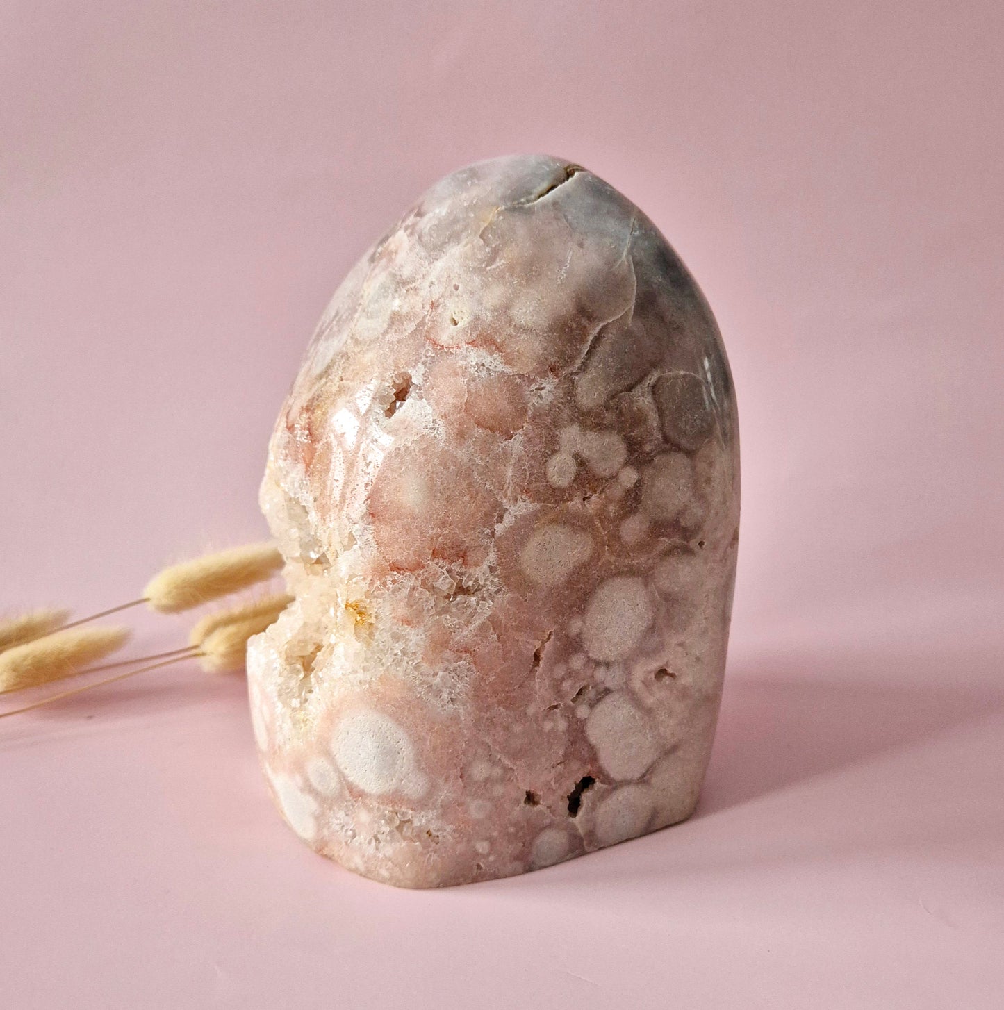 XXL Edelsteen Druzy Pink Amethist Geode Freeform van 3425 gram Statement Piece