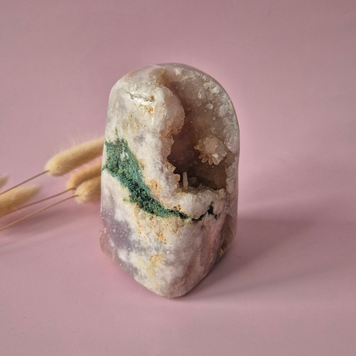 Gemstone Blue Moonstone Flame 7-9cm With Beautiful Flash