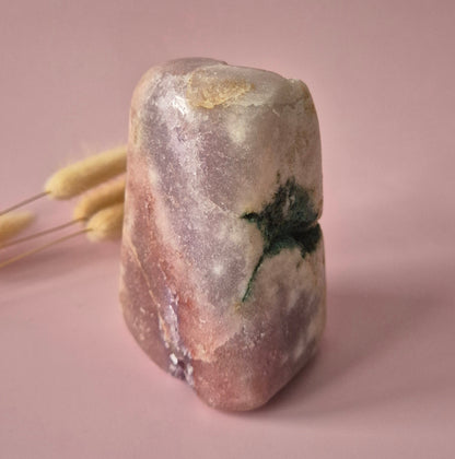 Gemstone Blue Moonstone Flame 7-9cm With Beautiful Flash