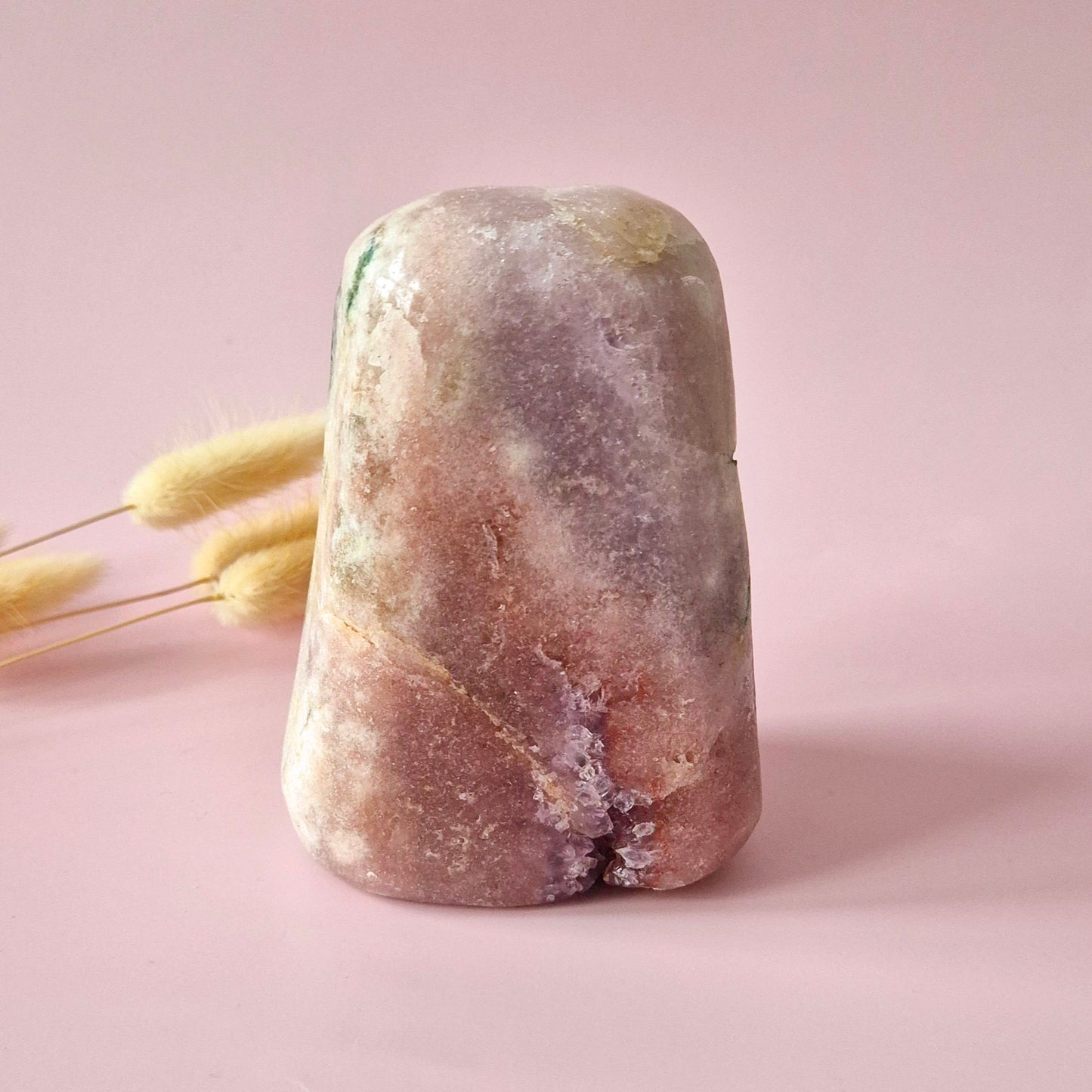 Gemstone Blue Moonstone Flame 7-9cm With Beautiful Flash