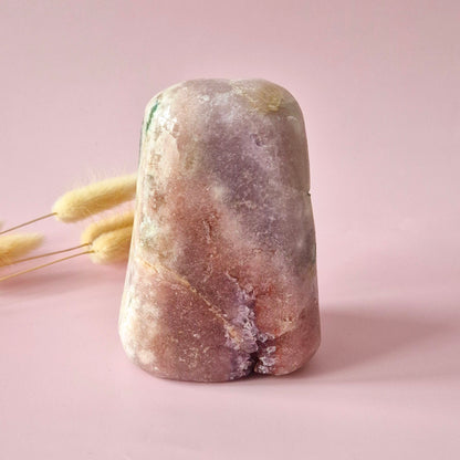 Gemstone Blue Moonstone Flame 7-9cm With Beautiful Flash