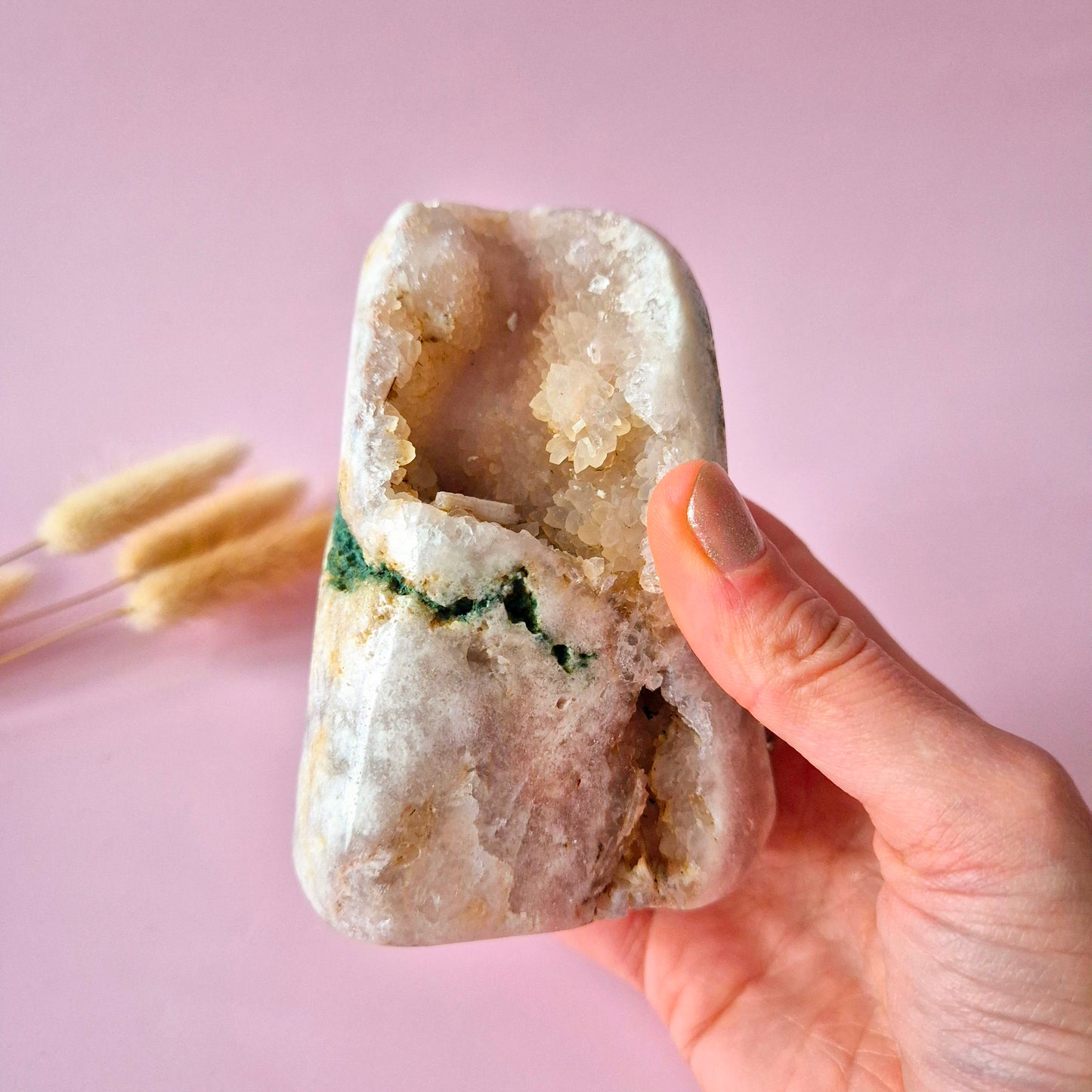 Gemstone Blue Moonstone Flame 7-9cm With Beautiful Flash