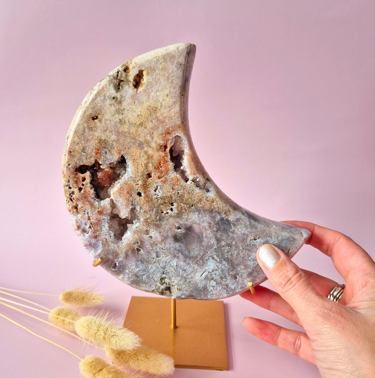 Druzy Pink Amethyst Freeforms &amp; Flames – Magische, sanfte Energie