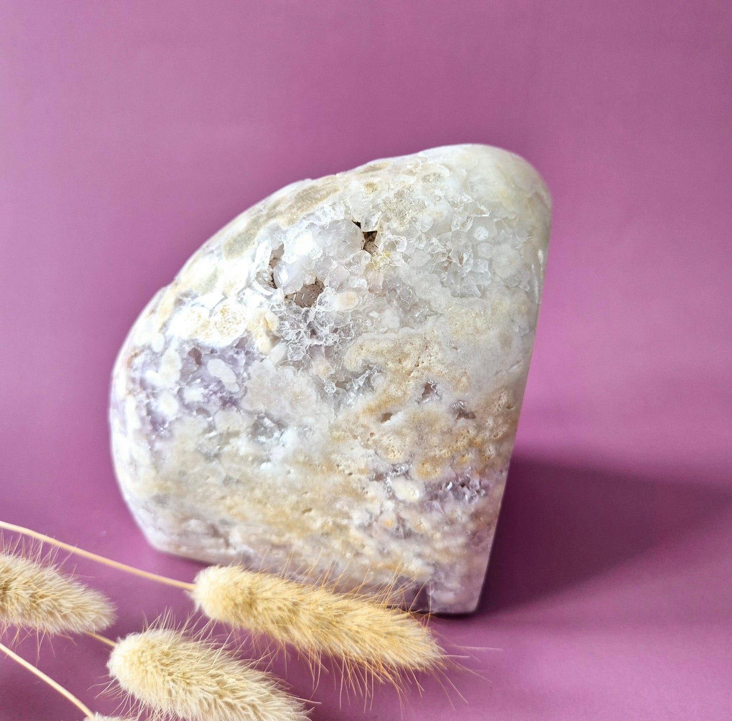 XL Edelsteen Druzy Pink Amethist Geode Freeform van 1700 gram Statement Piece