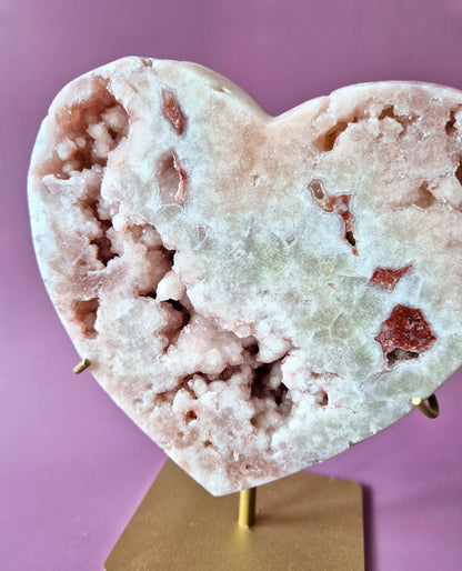 Druzy Pink Amethyst Freeforms &amp; Flames – Magische, sanfte Energie