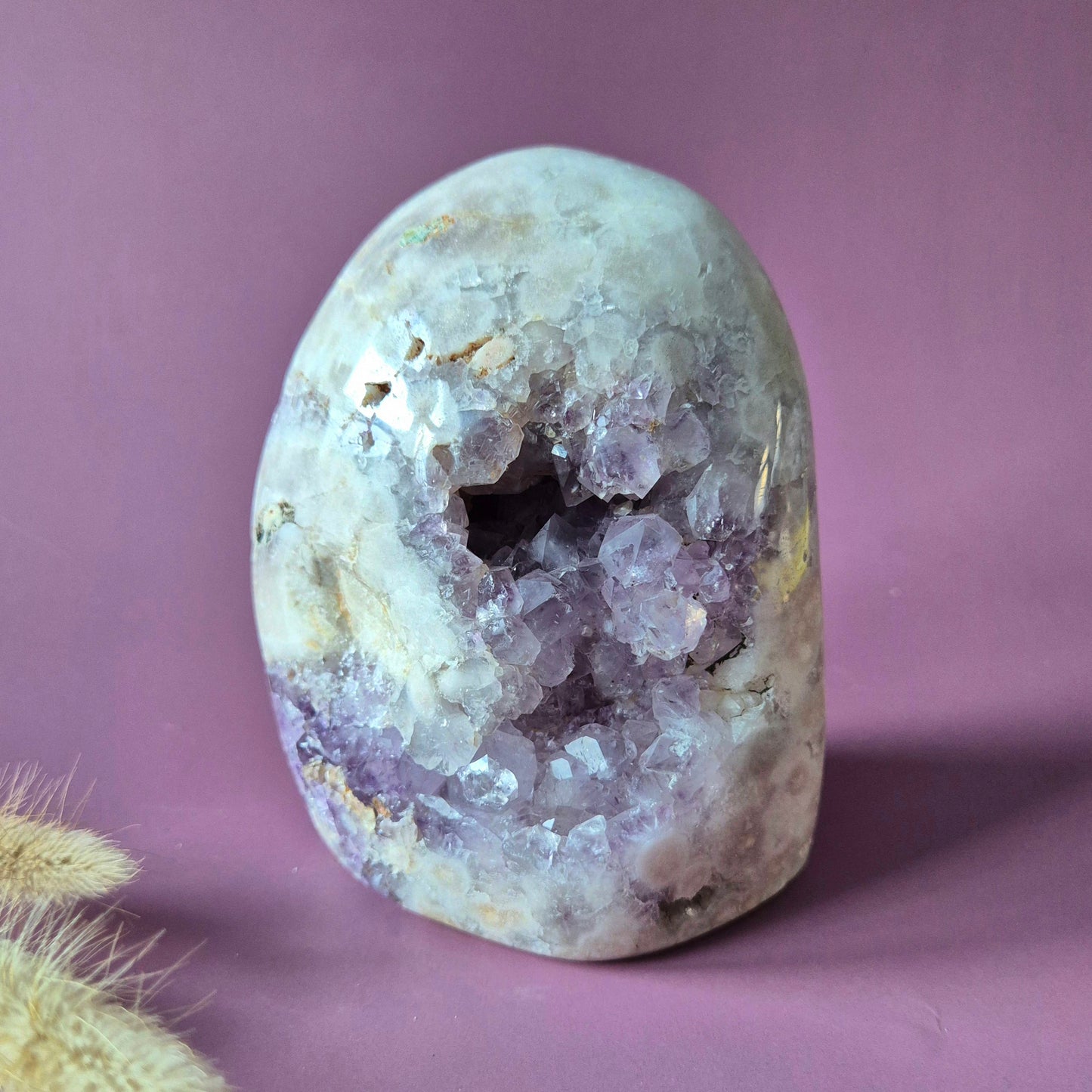 Druzy Pink Amethyst Freeforms &amp; Flames – Magische, sanfte Energie