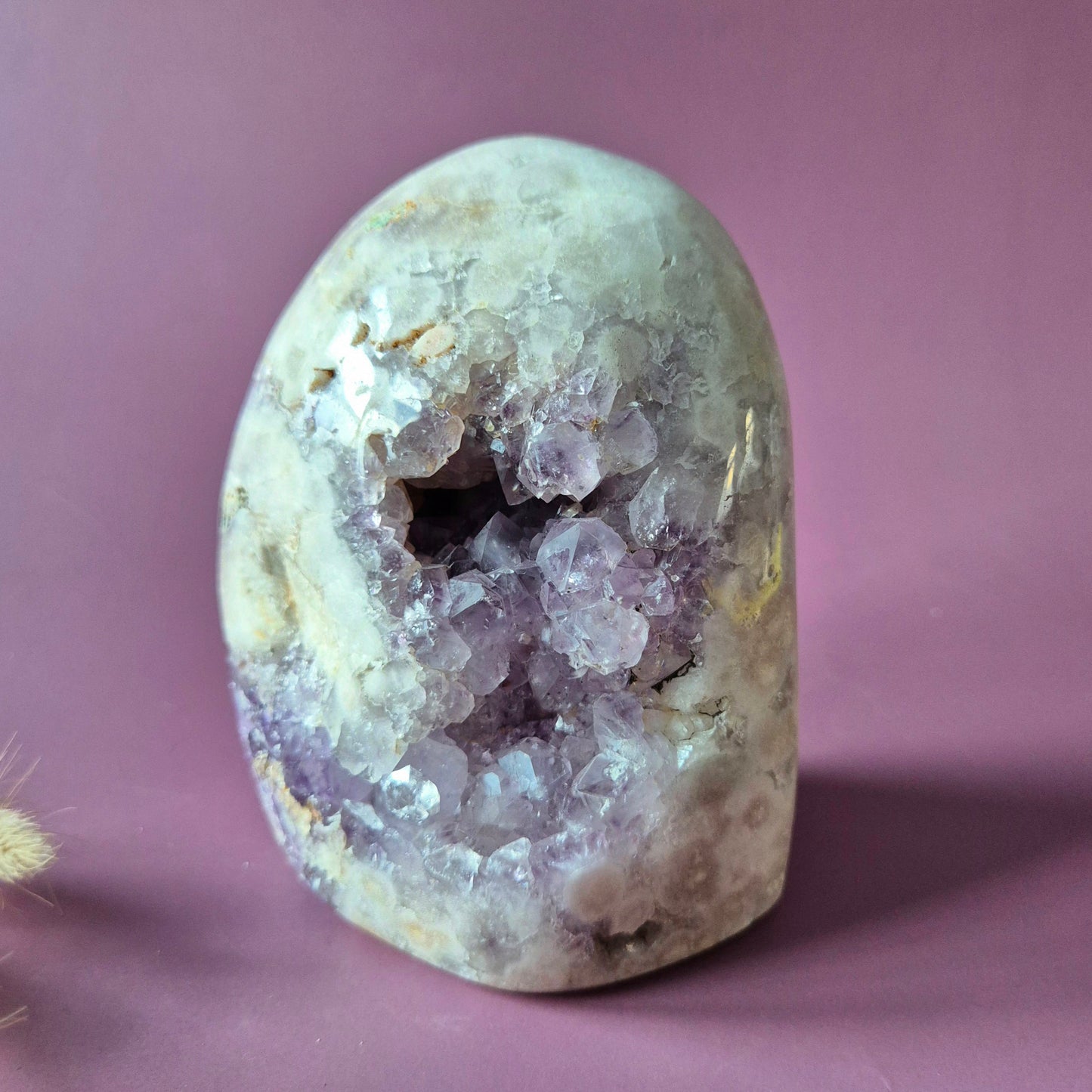 Druzy Pink Amethyst Freeforms &amp; Flames – Magische, sanfte Energie
