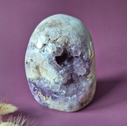 Druzy Pink Amethyst Freeforms &amp; Flames – Magische, sanfte Energie