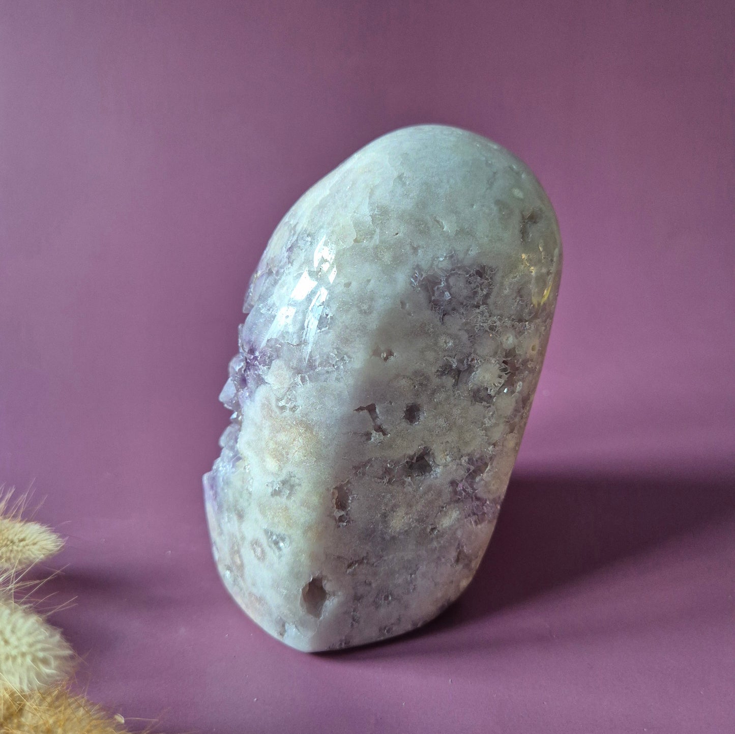 Druzy Pink Amethyst Freeforms &amp; Flames – Magische, sanfte Energie