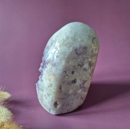 Druzy Pink Amethyst Freeforms &amp; Flames – Magische, sanfte Energie