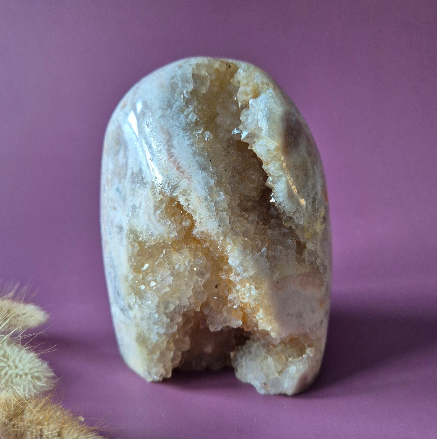 Druzy Pink Amethyst Freeforms &amp; Flames – Magische, sanfte Energie