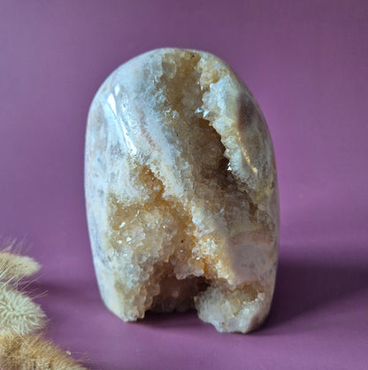 Druzy Pink Amethyst Freeforms &amp; Flames – Magische, sanfte Energie