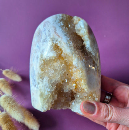 Druzy Pink Amethyst Freeforms &amp; Flames – Magische, sanfte Energie