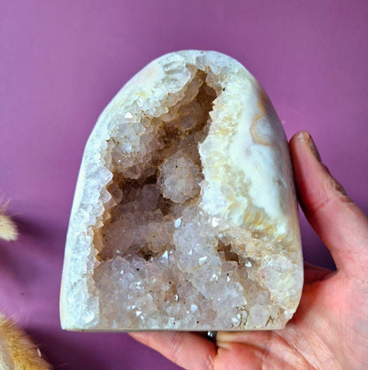 Druzy Pink Amethyst Freeforms &amp; Flames – Magische, sanfte Energie