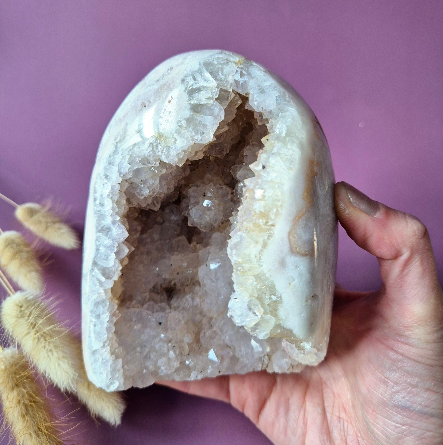 Druzy Pink Amethyst Freeforms &amp; Flames – Magische, sanfte Energie