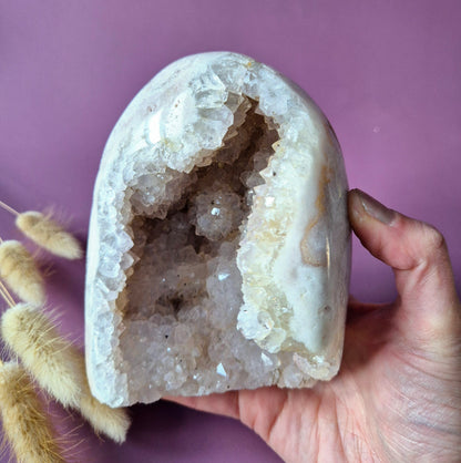 Druzy Pink Amethyst Freeforms &amp; Flames – Magische, sanfte Energie