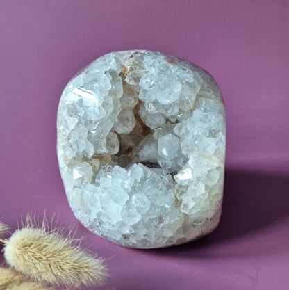 Gemstone Blue Moonstone Flame 7-9cm With Beautiful Flash