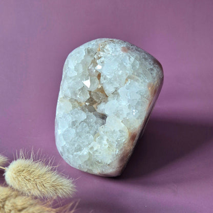 Gemstone Blue Moonstone Flame 7-9cm With Beautiful Flash