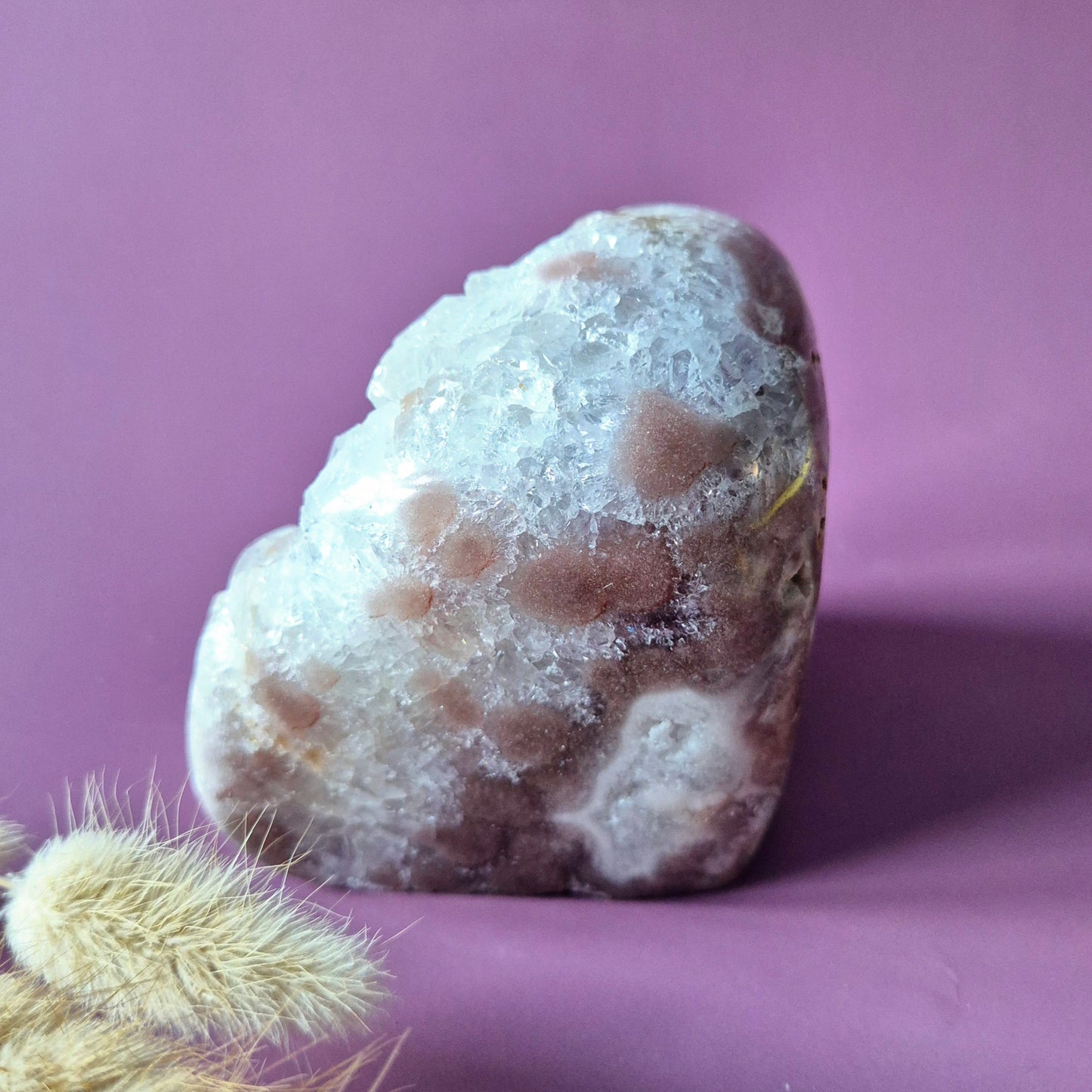 Gemstone Blue Moonstone Flame 7-9cm With Beautiful Flash