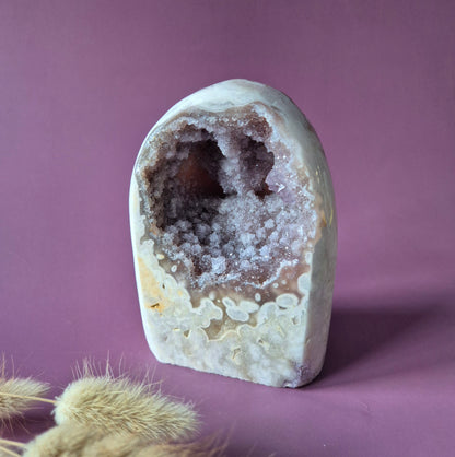Druzy Pink Amethyst Freeforms &amp; Flames – Magische, sanfte Energie