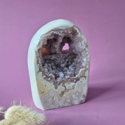 Druzy Pink Amethyst Freeforms &amp; Flames – Magische, sanfte Energie