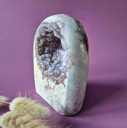 Druzy Pink Amethyst Freeforms &amp; Flames – Magische, sanfte Energie
