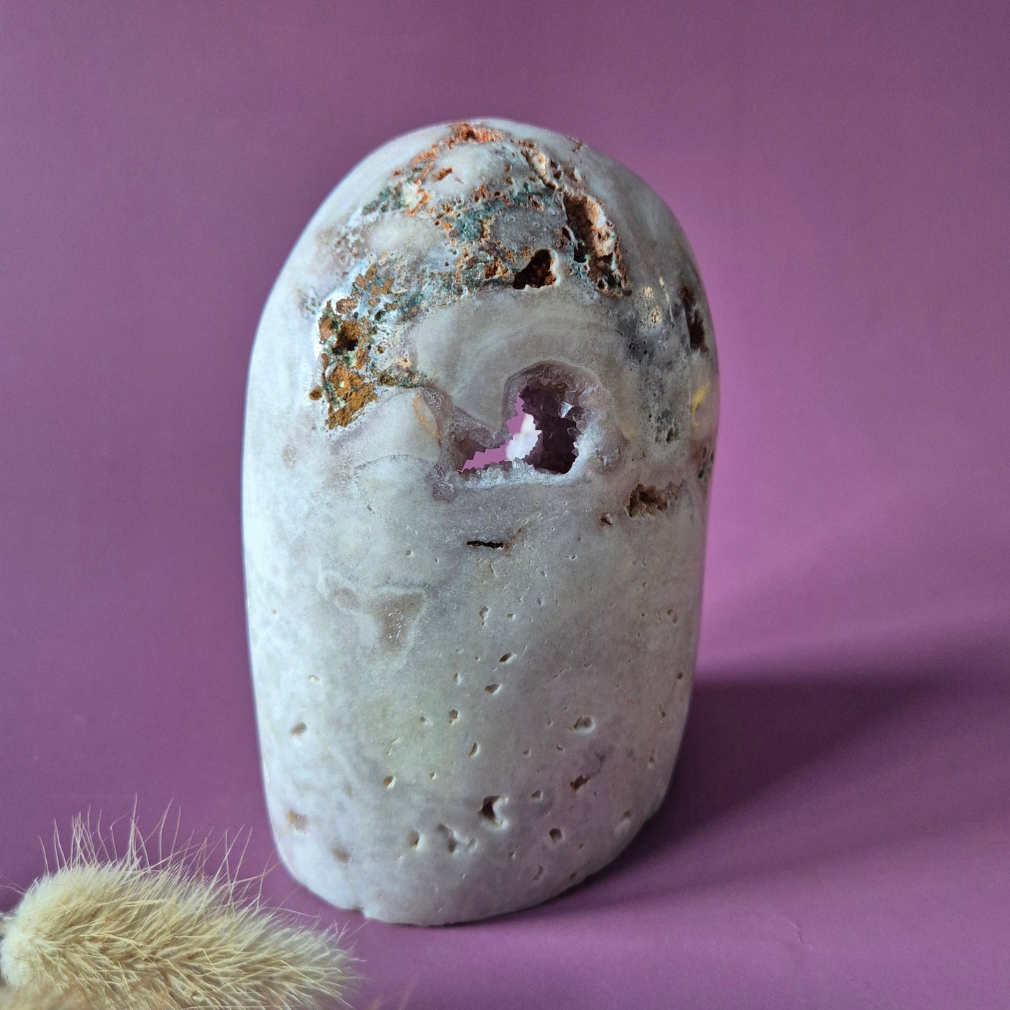Druzy Pink Amethyst Freeforms &amp; Flames – Magische, sanfte Energie