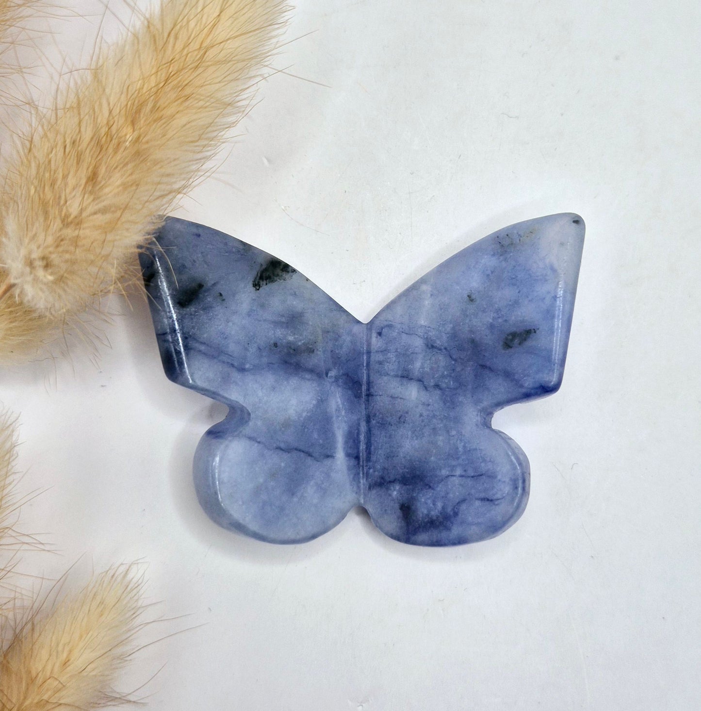 Edelsteen Vlinder  6x5 cm – Sodaliet