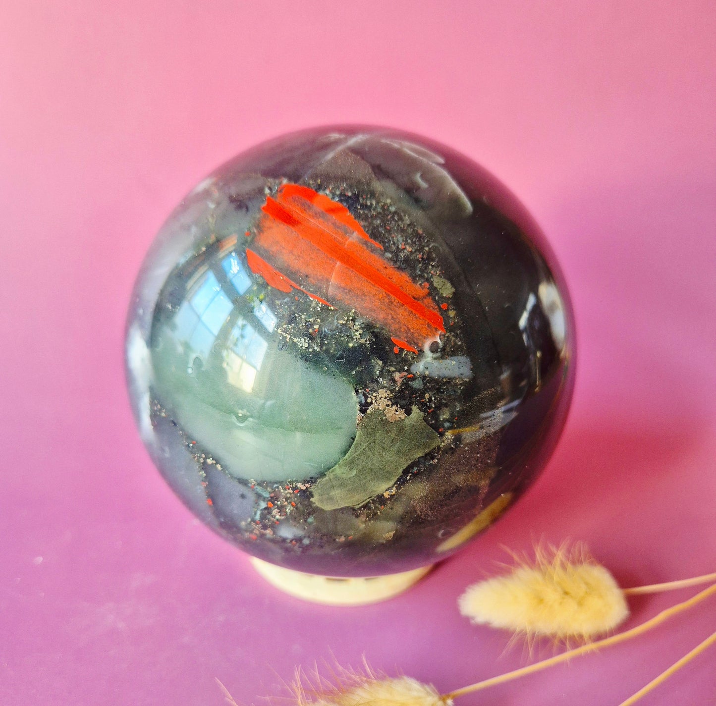 XL African Bloodstone XL Bol – 110 mm – 1829 g Edelsteen