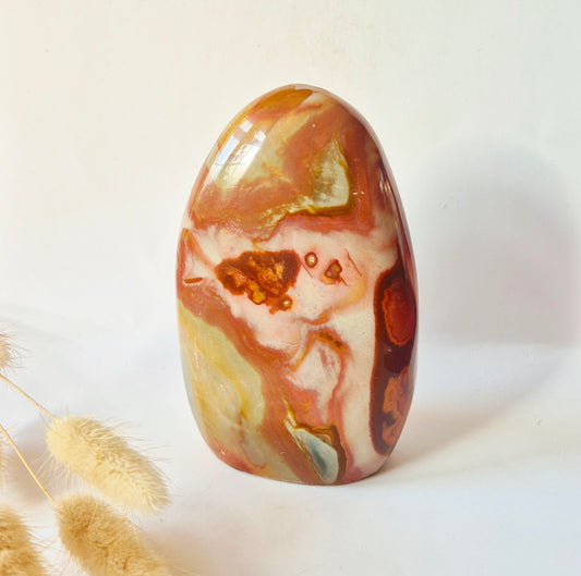 Edelsteen Spiritueel Statement piece Polychrome Ocean Jasper Freeform – 602 g