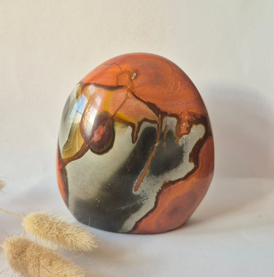 Edelsteen Spiritueel Statement piece Polychrome Ocean Jasper Freeform – 815 g